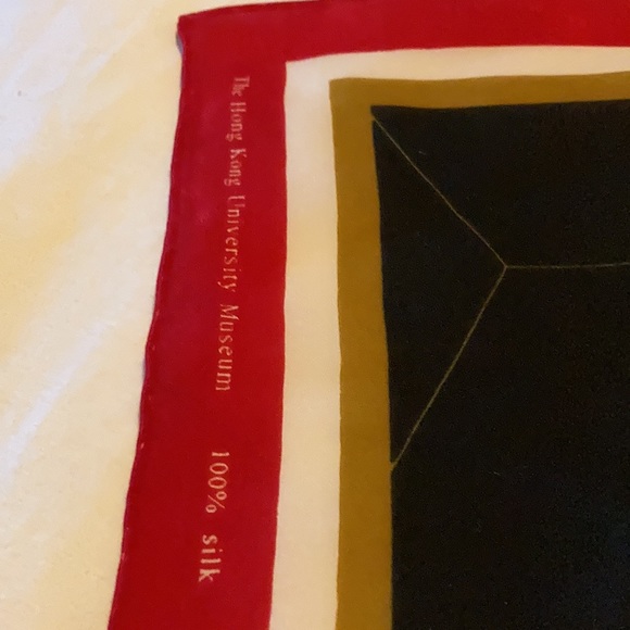 100% silk 90 cm square scarf - Picture 2 of 4